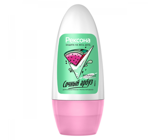Рексона Део-ролик ЖЕН Сочный АРБУЗ 50мл  *6*24*   / 288 / 3456/