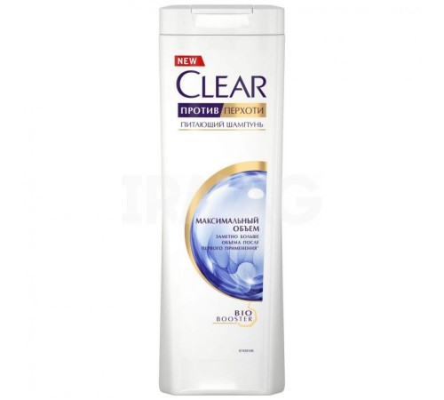 Шампунь CLEAR Максимальный обьем против перхоти 400мл (12шт/уп)