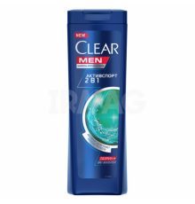 Шампунь CLEAR MEN Активспорт 2в1 400мл (12шт/уп)