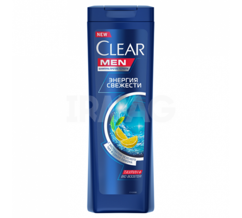 Шампунь CLEAR MEN.Энергия свежести 400мл (12шт/уп)