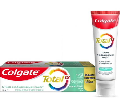 Зубная паста Colgate Профессиональная чистка Тотал 12 125мл