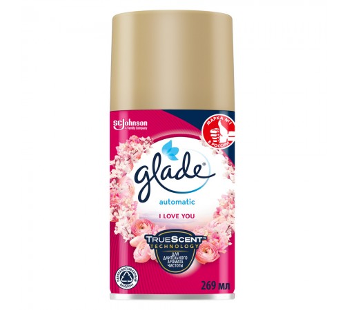 Glade Освежитель воздуха Automatic см.баллон I Love You 269мл