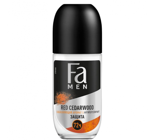 Фа MEN Део ролик Красный кедр 50мл