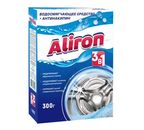 Средство от накипи Aliron 300г карт/п (32/кор) (653)