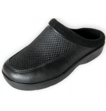 Галоши Сабо мужские  утепленные  Черные №1001  рр41-45 (8пар/уп)