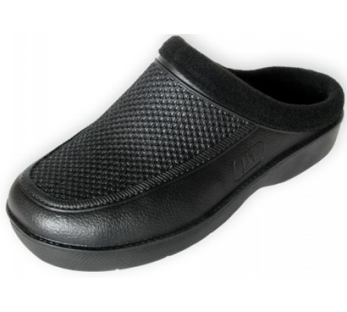 Галоши Сабо мужские  утепленные  Черные №1001  рр41-45 (8пар/уп)