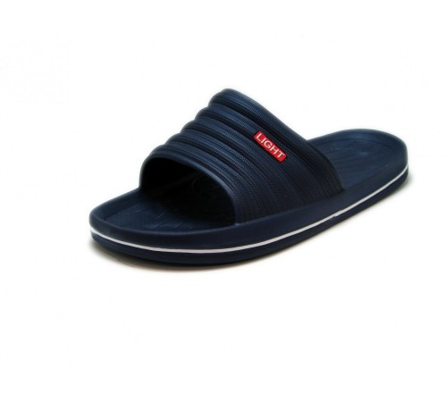 Мужские шлепанцы черно-белые ЭВА открытые  арт 1025  (40-45р)  (8шт/уп)