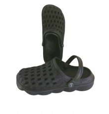 Кроксы мужские Сабо черные арт 704 (40-45р)  (8шт/уп)