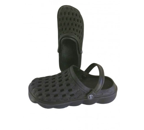 Кроксы мужские Сабо черные арт 704 (40-45р)  (8шт/уп)