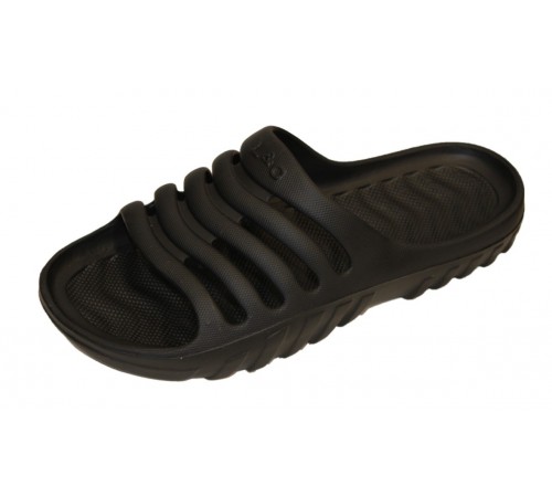 Мужские шлепанцы черные ЭВА   арт 657  (40-45р)  (12шт/уп)