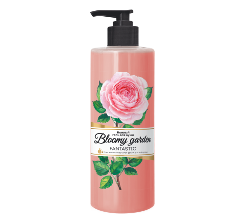 Гель для душа "Bloomy garden"  Fantastic 500г 12шт/кор арт.7174