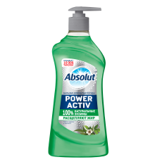 Моющее средство д/посуды гель-бальзам «Absolut» Power Activ чайн дерев и эвкалипт 500 г 12/к 9122