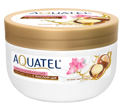 Крем для тела AQUATEL с масло Ши "Омолаживающий" банка 245мл (12/уп) арт.2484