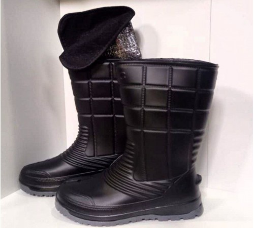 Сапоги мужские ЭВА утеплённые р.41-46  арт.184/Н (8/уп)