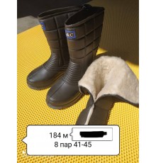 Сапоги мужские ЭВА утеплённые р.41-46  арт.184/м (8/уп)
