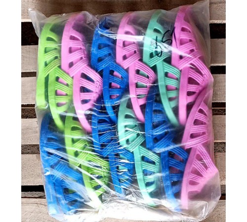 Шлепанцы женская Пена ЭВА ассорти арт 651 (12шт/уп.,р.36-41)