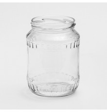 Стеклобанка 0,67л.  d82 кубик Т/О (12ШТ/УП)