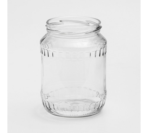 Стеклобанка 0,67л.  d82 кубик Т/О (12ШТ/УП)