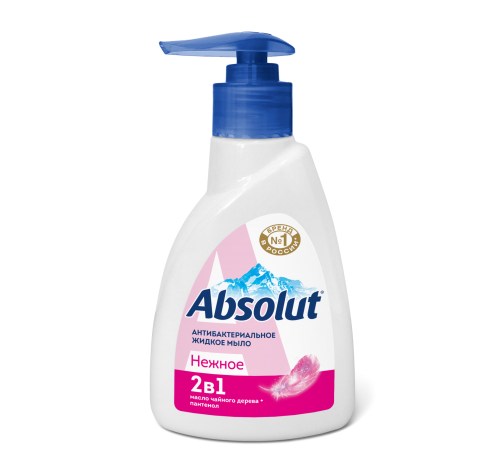 Крем-мыло жидкое ''ABSOLUT 2в1" Антибактериальное нежное 500г 12шт/кор арт 5213/12