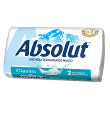 Мыло туалетное 'ABSOLUT ABS" Антибактериальное освежающее 90г 72шт/кор арт 6060