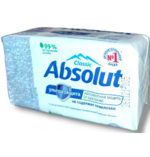 Мыло туалетное "ABSOLUT ABS" ультразащита 140г 44шт/кор арт 6216