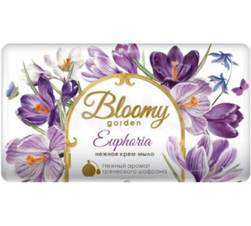 Крем-мыло твердое "Bloomy garden" Euphoria, 90 гр. 24/кор арт. 6234