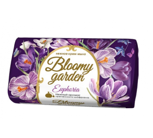 Крем-мыло твердое "Bloomy garden" Euphoria, 6*90 г 24/кор 6234/6