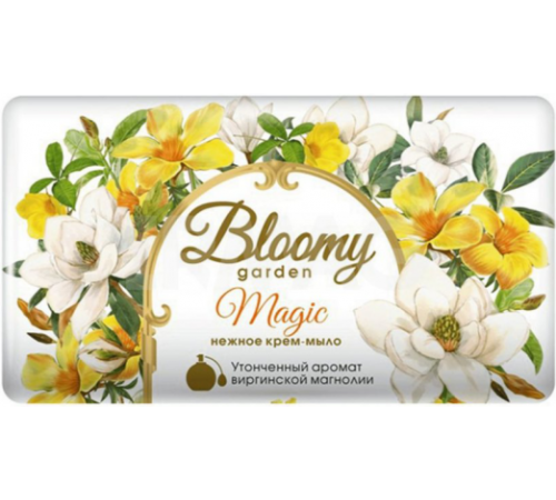 Крем-мыло твердое "Bloomy garden" Magic, 90 гр. 24/кор арт 6235