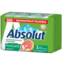 Мыло туалетное твердое 'ABSOLUT FitoGuard " Грейпфрут и бергамот 4*75г 24/кор арт 6275