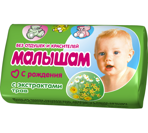 Мыло м Малышам с экстрактами трав, 90 г. (72/уп) арт 6280
