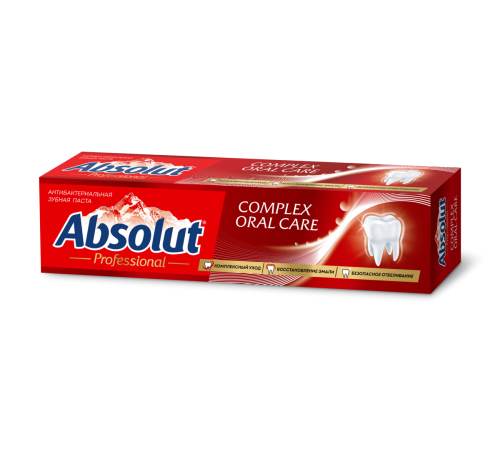 Зубная паста ABSOLUT Professional complex oral care 110г (комплекс защита полости рта)  24/к арт8112