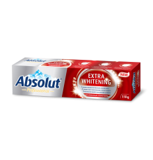 Зубная паста ABSOLUT Professional Extra Whitening 110г антибактер 24/кор арт8115