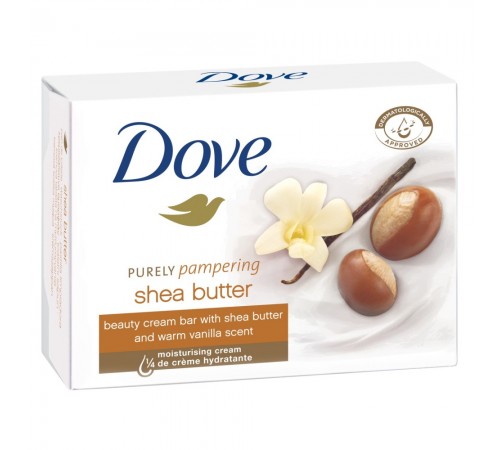 DOVE Крем-мыло Масло ши и пряная ваниль/Pampering 90г