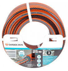 Шланг поливочный Garden Жук 1/2" 3-х слойный (бухта 25 метров) арт. 8906-00