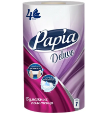 Papia Полотенца бумажные 4-слойные 1шт