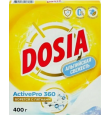 DOSIA Стиральный порошок ActivePro360 Автомат Альпийская свежесть 400г  *22