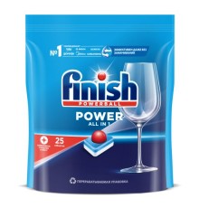 ФИНИШ Finish Power Капсулы для посудомоечных машин 25шт  *3*6