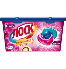 Капсулы для стирки LOSK ЛОСК Арома Малазийский цветок 12шт 2*4