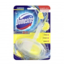DOMESTOS Блок д/унитаза 3в1 Лимон 40г