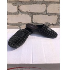 Тапочки мужские домашние (закрытая) подошва резин. 41-46р арт 93-3 (6пар/уп)/60мещ