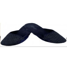 Тапочки женские домашние (закрытая) подошва резин. 36-41 арт 91-5 (6пар/уп)/60мещ синий