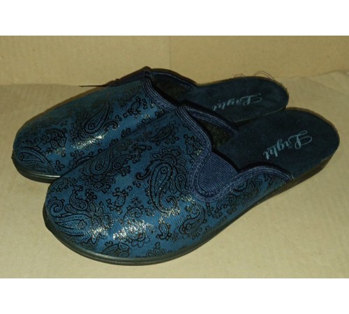 Тапочки женские домашние (закрытая) подошва резин. 36-41 арт 91-1 (6пар/уп)/60мещ