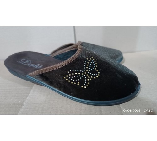 Тапочки женские комнатные Текстиль подошва: ПУ арт, 90-4 (36-41)рр  6пар