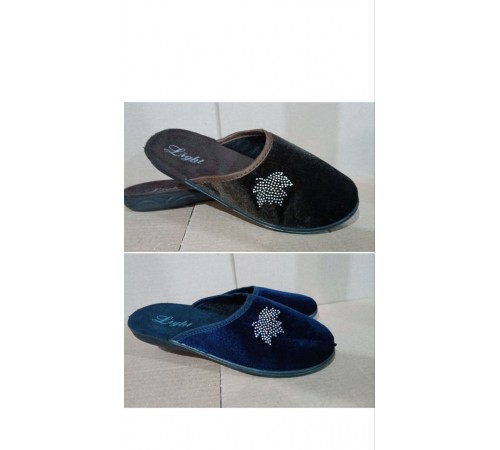 Тапочки женские комнатные Текстиль подошва: ПУ арт, 90-6 (36-41)рр  6пар