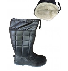 Сапоги мужские с манжетом утеплённые р.41-46 арт. 187/м (8/уп)