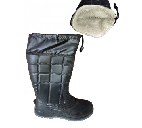 Сапоги мужские с манжетом утеплённые р.41-46 арт. 187/м (8/уп)