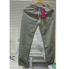 Штаны женские спорт с монжетами Круто QI №А203 один цвет в растовке СЕРЫЕ (XL-6XL) (6шт/уп)