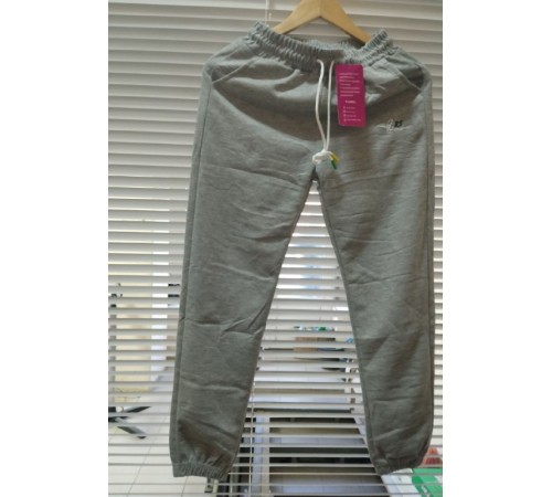 Штаны женские спорт с монжетами Круто QI №А203 один цвет в растовке СЕРЫЕ (XL-6XL) (6шт/уп)