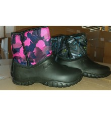Сапоги  женские  Аляска ЭВА (флис) р.36-41  арт. АТ-01н (12/уп)