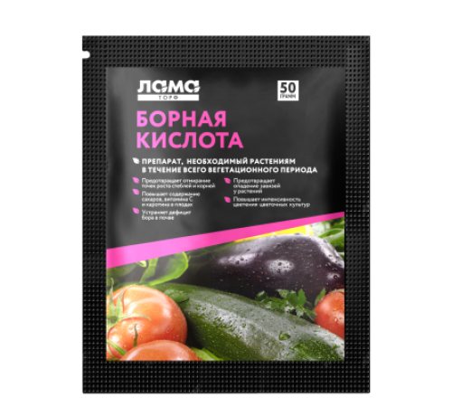 Борная кислота 50г Лама Торф